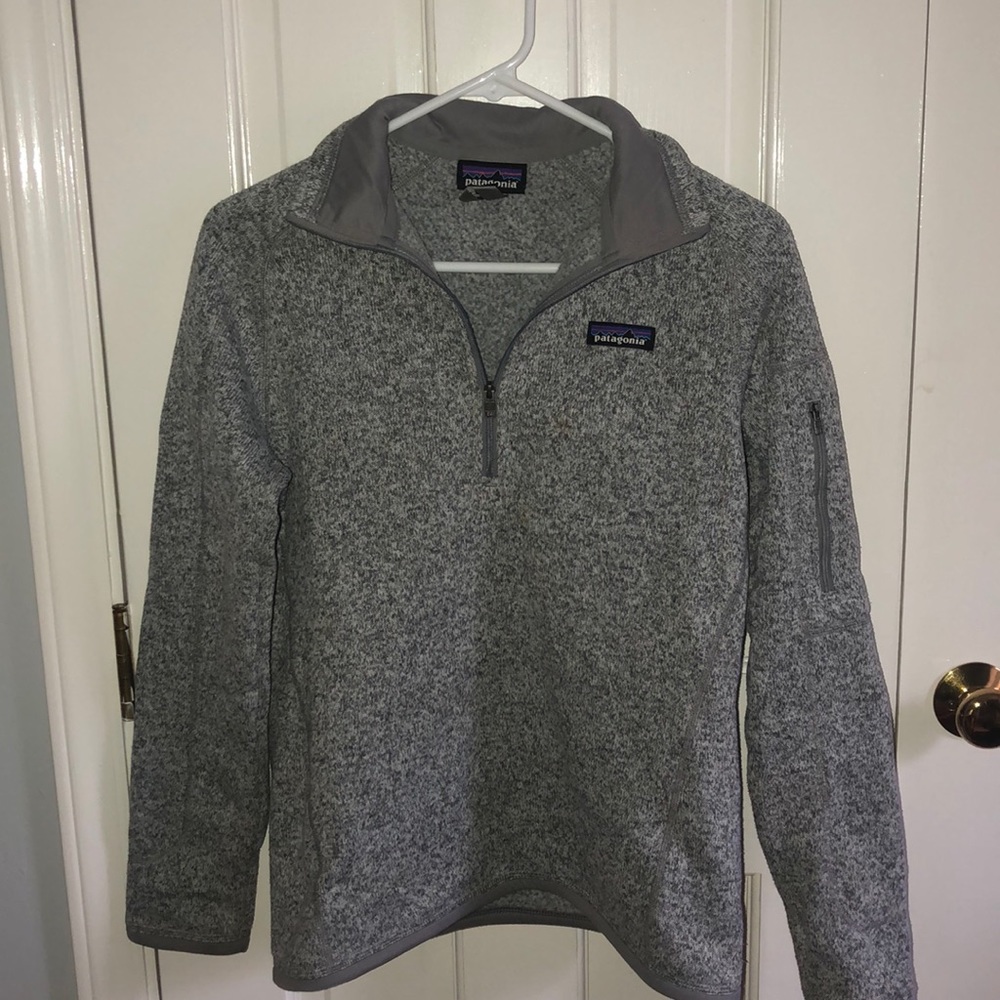 Patagonia Women’s half zip grey fleece - Picture 2 of 4